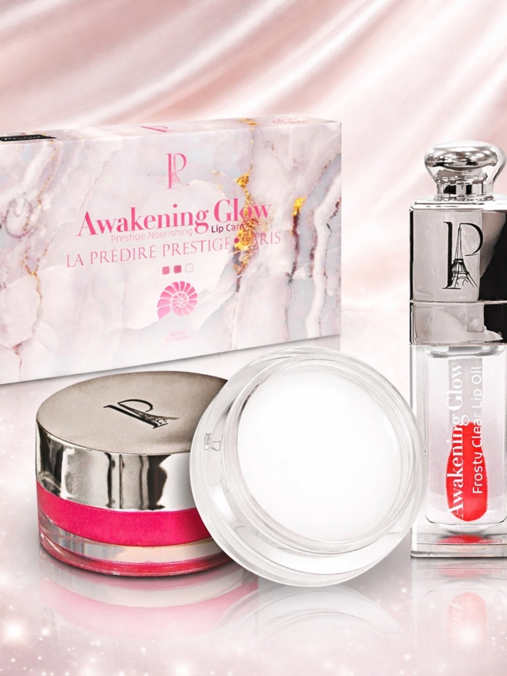 La Prestige Paris Awakening Glow Lip Care Set NEW Sealed